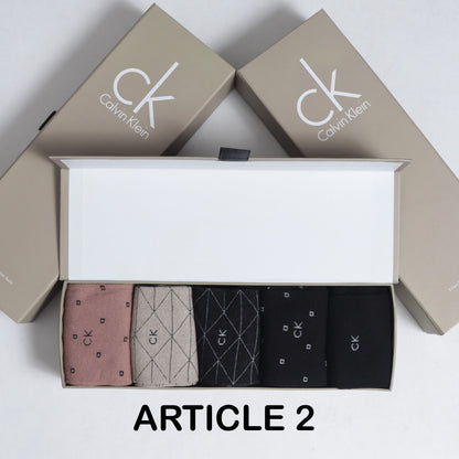 SKS012-CKLN IMPORTED PACK OF 5 FULL SOCKS (ARTICLE 2)