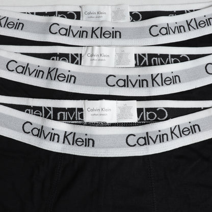 BB04-CLKLN ALL BLACK PACK OF 3 BOXER BRIEFS