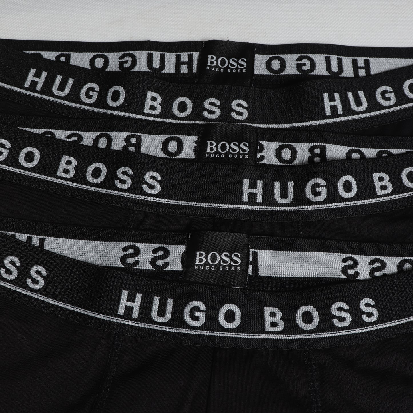 BB02-HGOBSS ALL BLACK PACK OF 3 BOXER BRIEFS