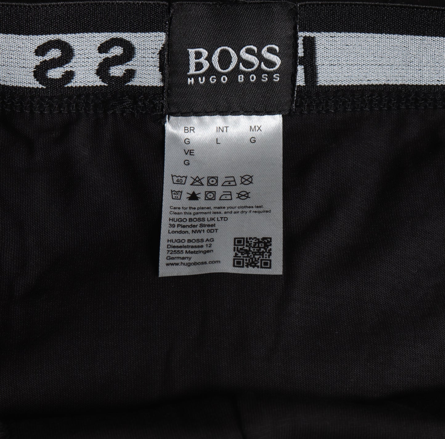 BB02-HGOBSS ALL BLACK PACK OF 3 BOXER BRIEFS