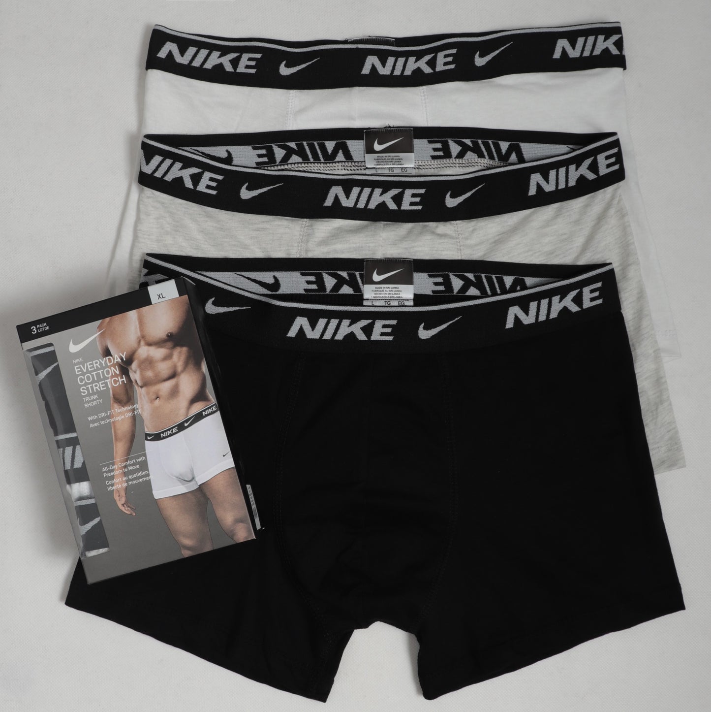 BB017-NK PREMIUM PACK 0F 3 BOXER BRIEFS