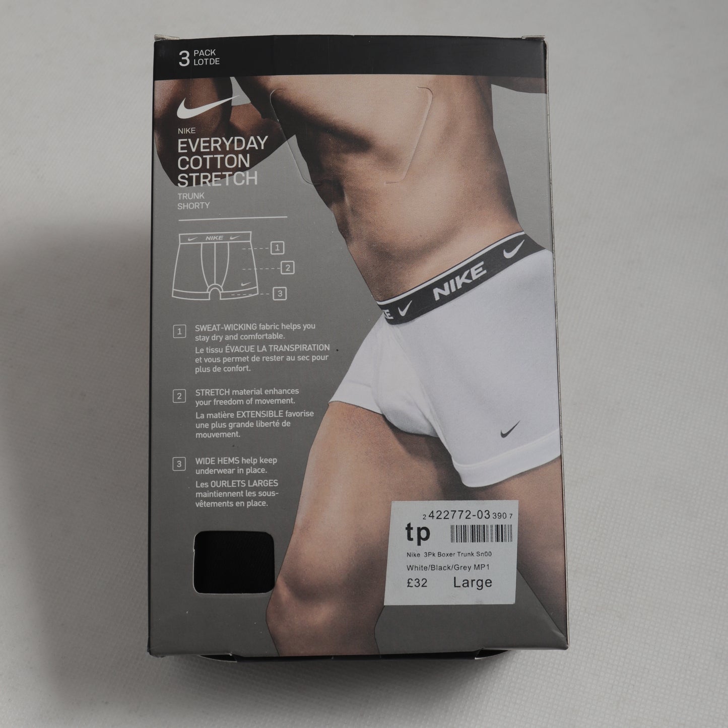 BB017-NK PREMIUM PACK 0F 3 BOXER BRIEFS