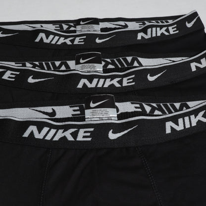 BB019-NK ALL BLACK PACK OF 3 BOXER BRIEFS