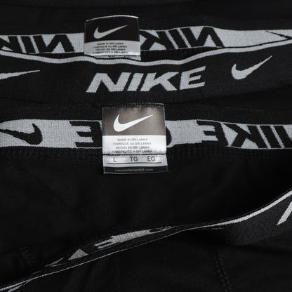 BB019-NK ALL BLACK PACK OF 3 BOXER BRIEFS