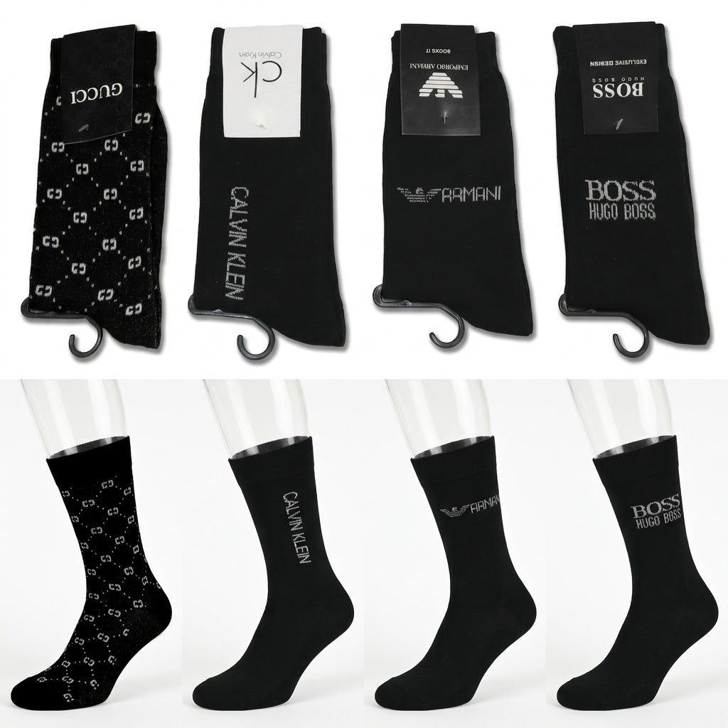 SKS-PACK OF 8 DIFFERENT BRANDS FULL SOCKS