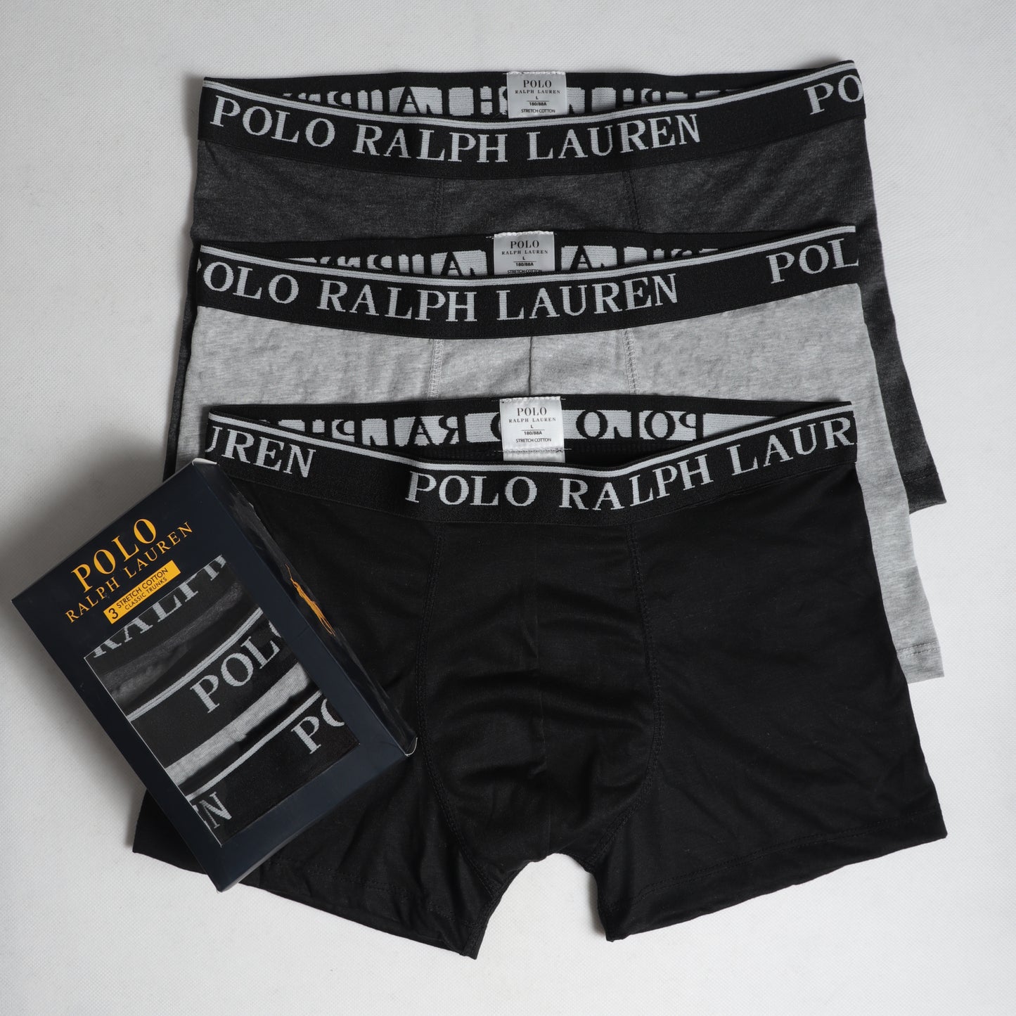 BB018-PLRLN PREMIUM PACK 0F 3 BOXER BRIEFS