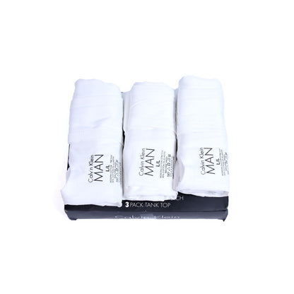 V02-CLKLN PACK OF 3 COMBED COTTON STRETCH UNDERSHIRTS (VEST)