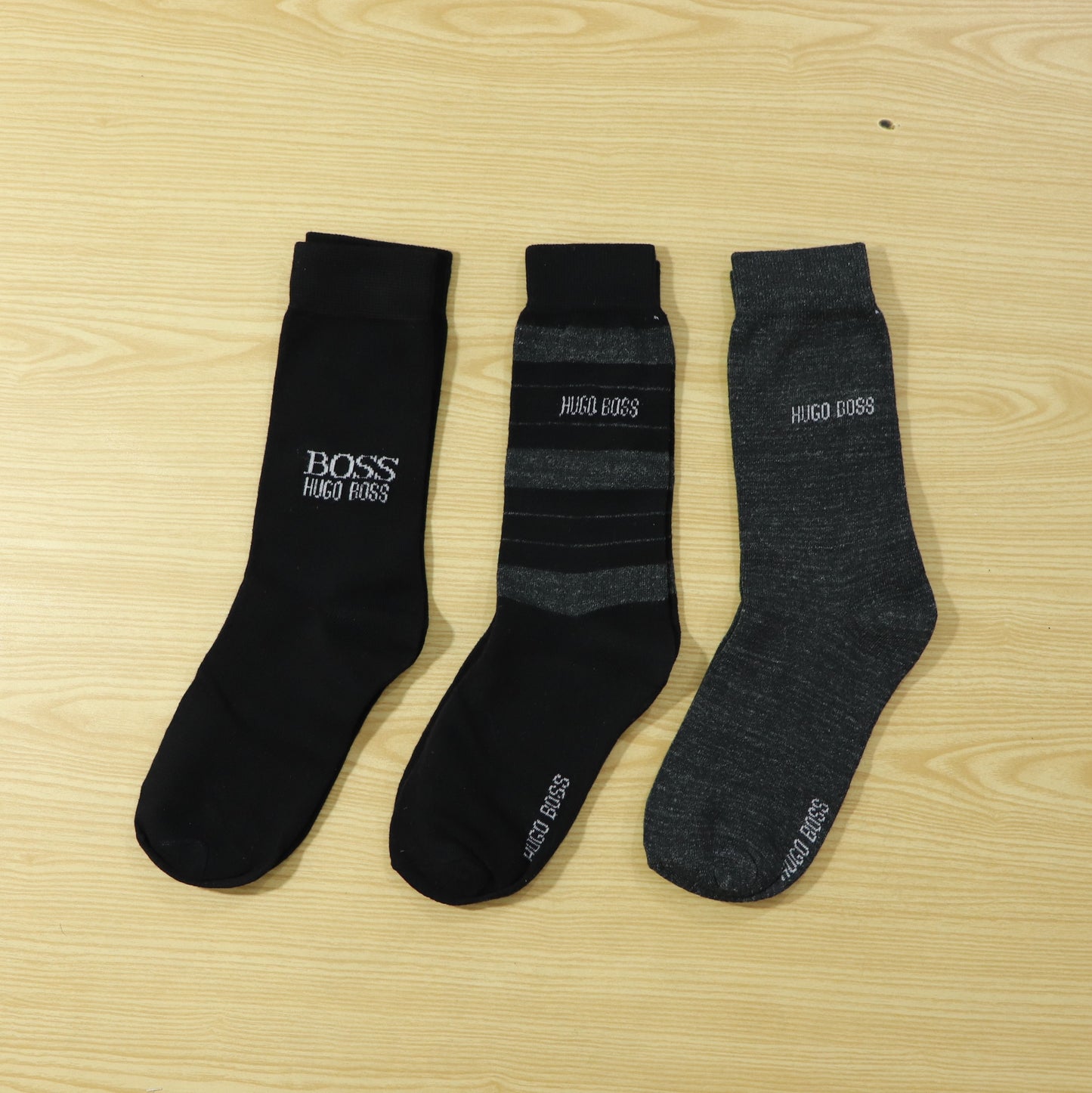 SKS016-HGBSS PACK OF 3 BRANDED FULL LENGHT SOCKS BOX