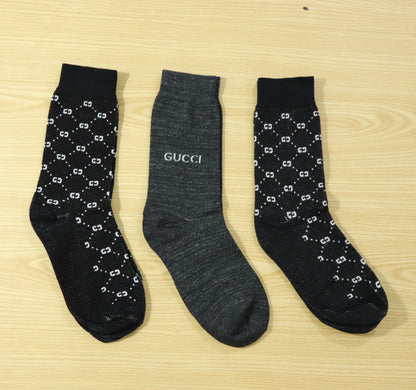 SKS016-GCI PACK OF 3 BRANDED FULL LENGHT SOCKS BOX