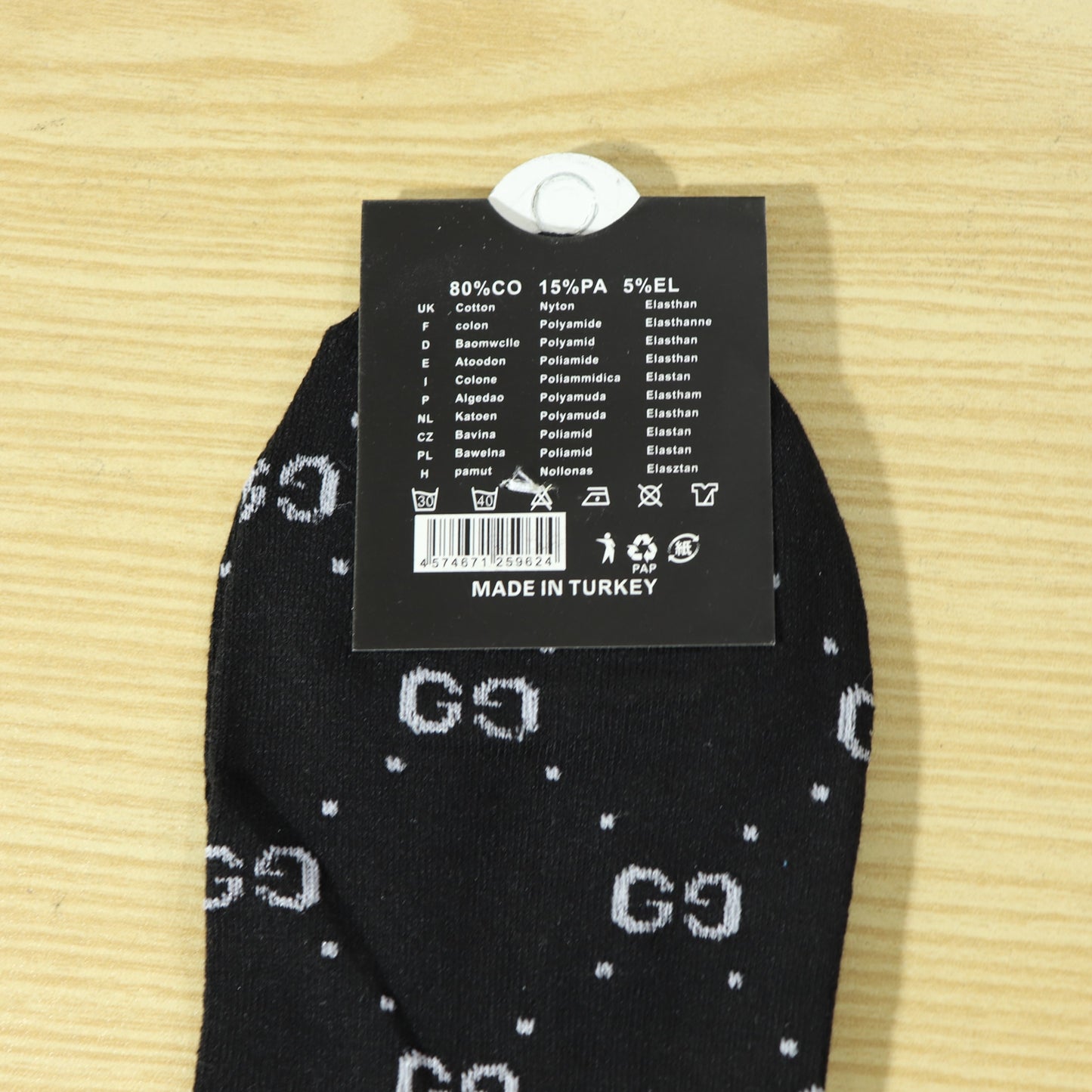 SKS021-GC PACK OF 5 ANKLE SOCKS