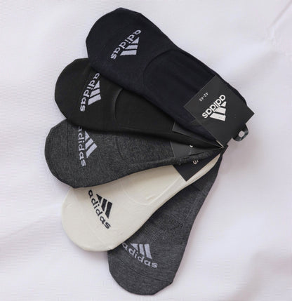 SKS048-ADS TRI LOGO PACK OF 5 LOAFER SOCKS