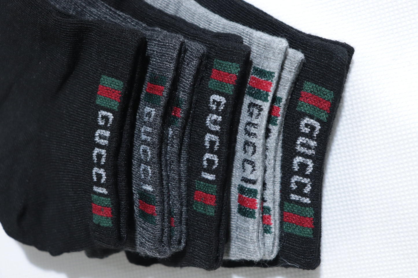 SKS071-GCI CLASSIC MID STRIPE PACK OF 5 ANKLE SOCKS