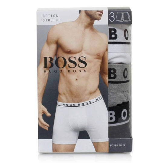 BB03-HGOBSS PACK OF 3 PREMIUM BOXER BRIEFS