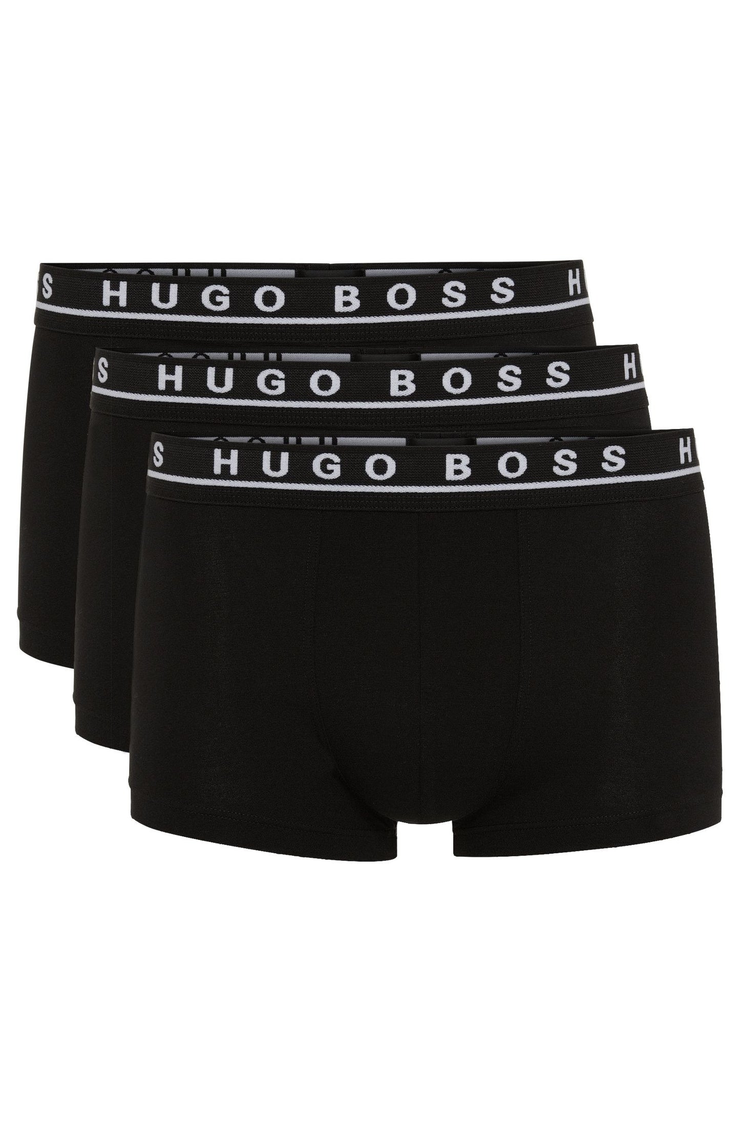 BB02-HGOBSS ALL BLACK PACK OF 3 BOXER BRIEFS