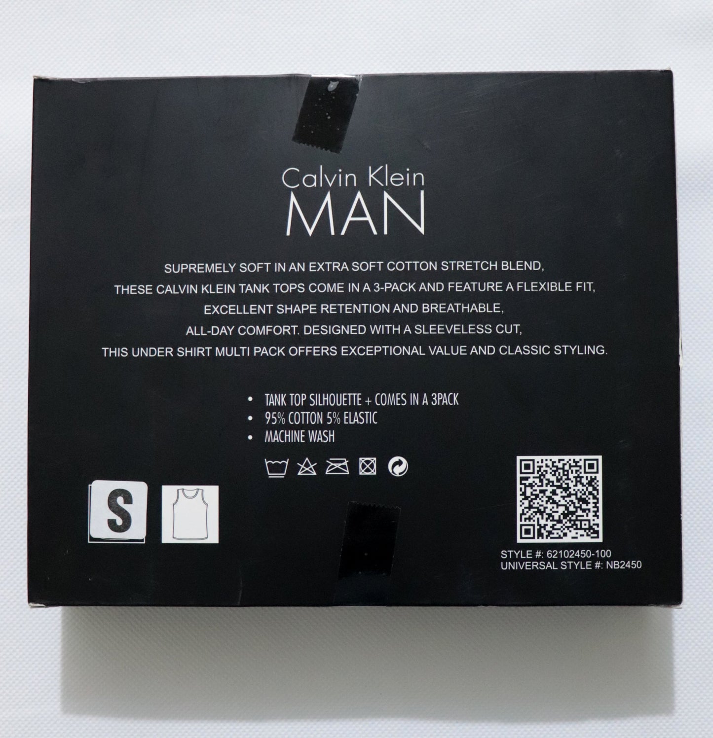 V02-CLKLN PACK OF 3 COMBED COTTON STRETCH UNDERSHIRTS (VEST)