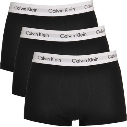 BB04-CLKLN ALL BLACK PACK OF 3 BOXER BRIEFS