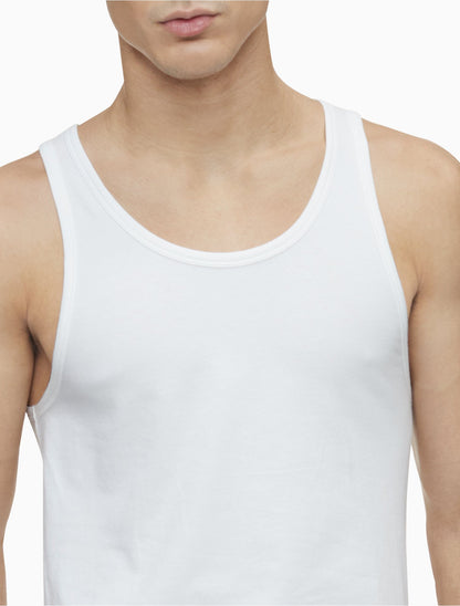 V02-CLKLN PACK OF 3 COMBED COTTON STRETCH UNDERSHIRTS (VEST)